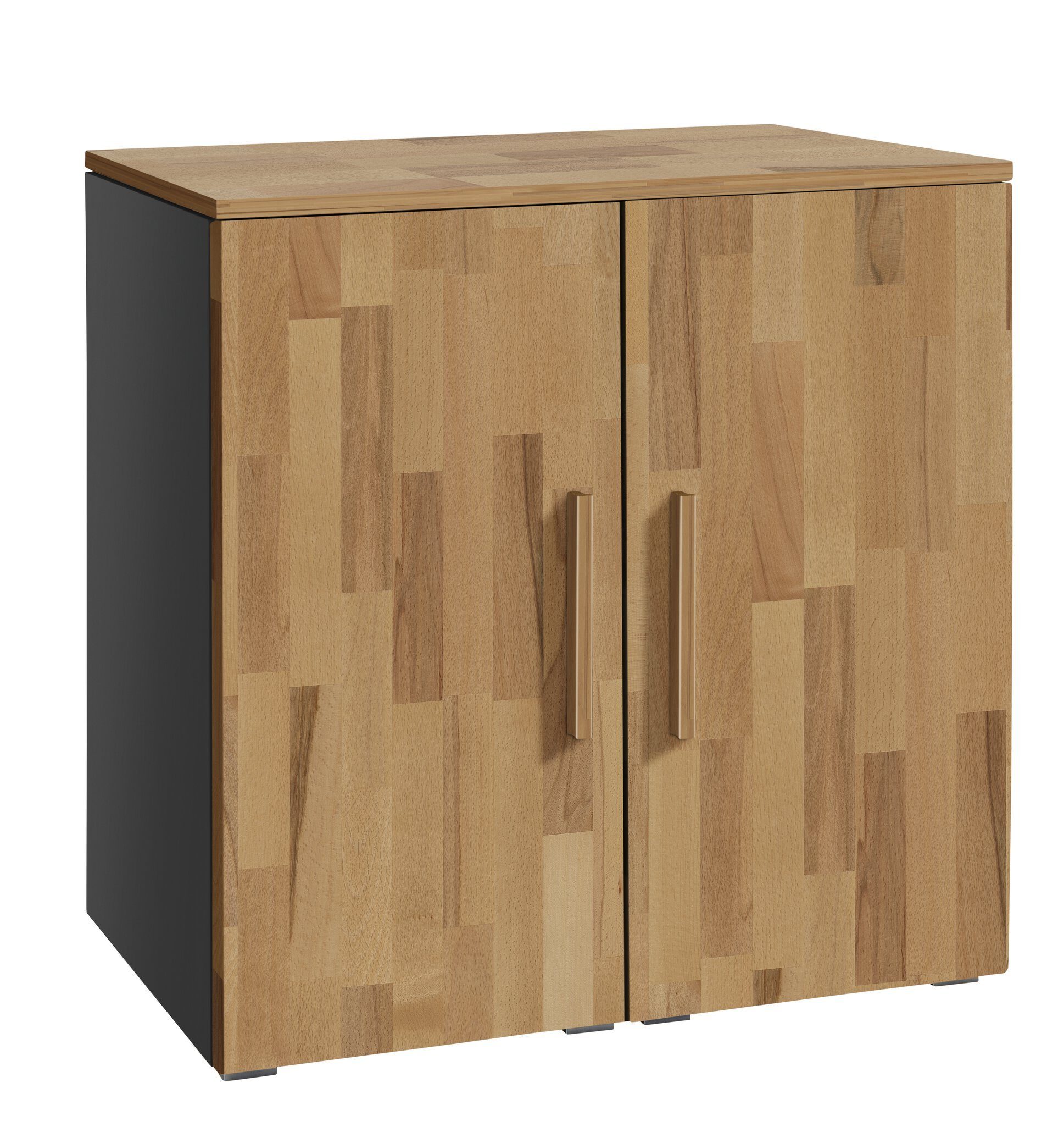 HASENA Highboard Hasena Accessoires Portina Kommode Massivholz 90x50x86 (1)