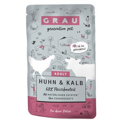 GRAU Adult Getreidefrei 16 x 125 g