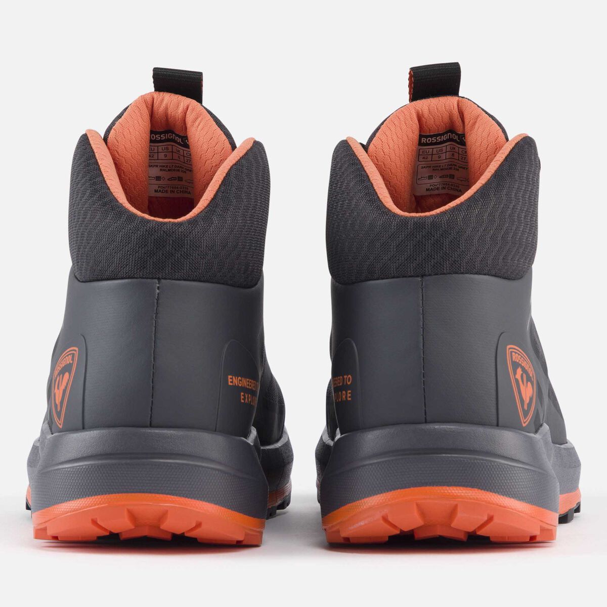 Leichte Wanderschuhe für Herren Dunkelgrau