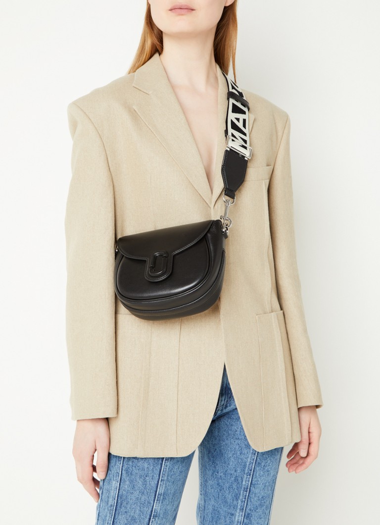 Marc Jacobs  Saddle S crossbodytas van leer met logo