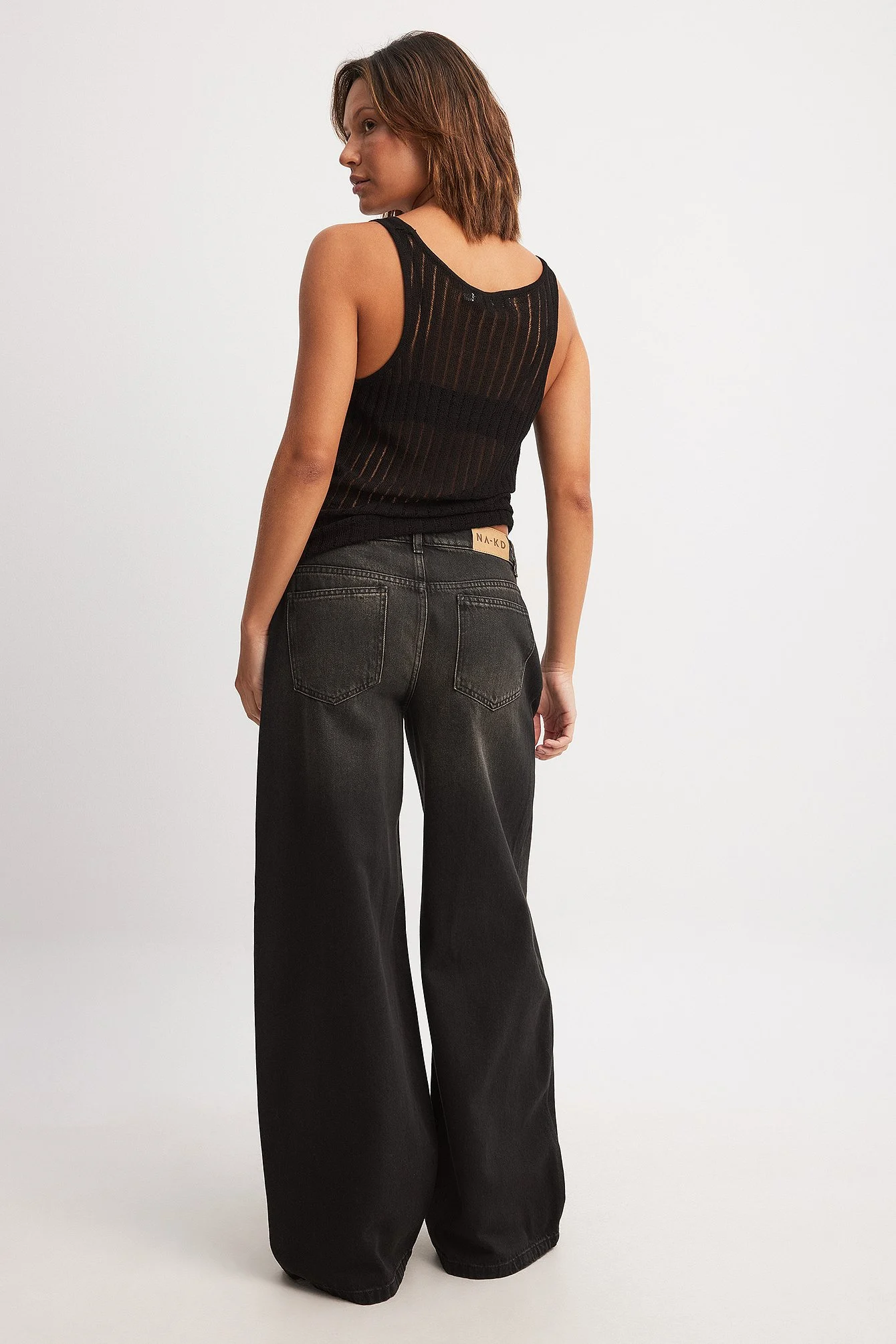 Lockere Jeans mit mittlerer Taille