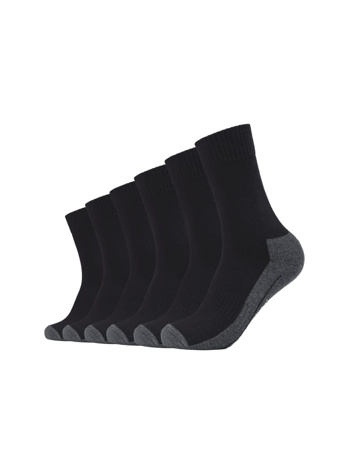 camano Socken 6er Pack function in Schwarz günstig kaufen