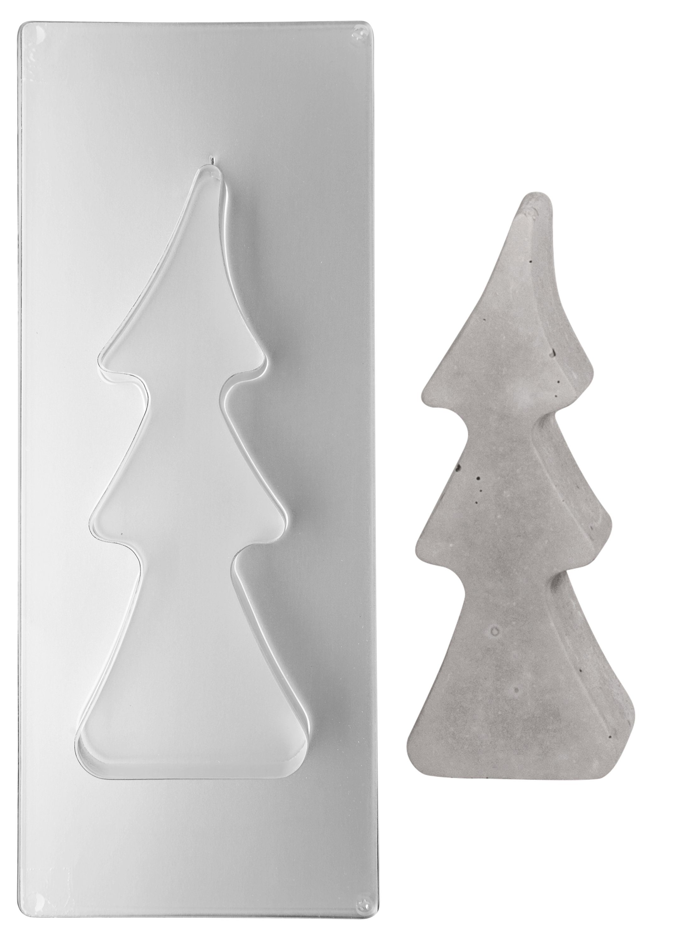 Rayher Modellierwerkzeug Gießform Tannenbaum klein, 9,5x25 cm
