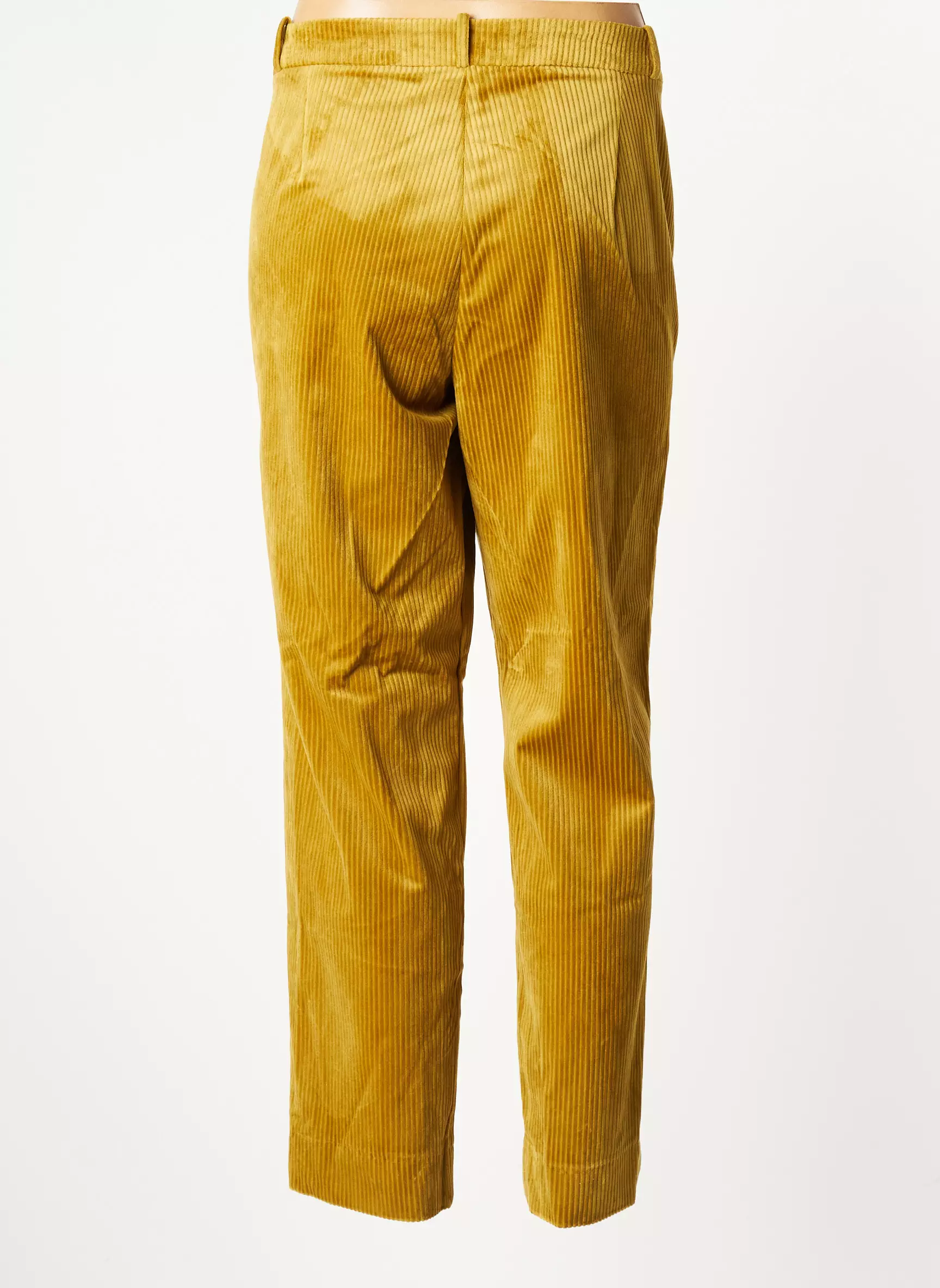 Hippocampe Pantalon7 8 Femme couleur jaune