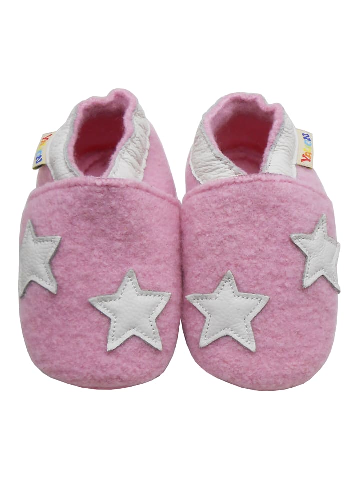 Yalion Leder-Krabbelschuhe 