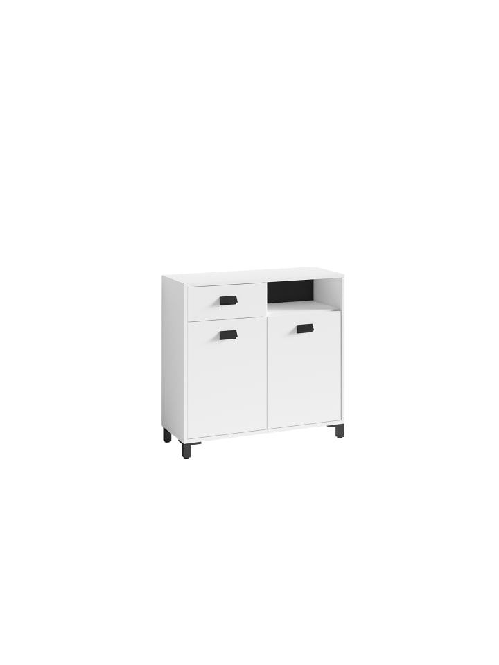 byLiving Kommode Wellness in Weiß - (B) 80,5 x (H) 77,5 x (T) 31 cm günstig kaufen onesize
