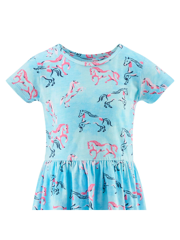 Happy Girls Kleid Horses in Türkis günstig kaufen