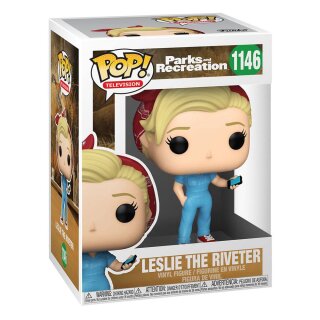 Parks and Recreation POP! TV Vinyl Figur Leslie the Riveter 9 cm