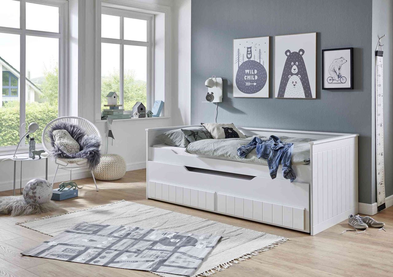 Relita Funktionsbett RONNY 2 Liegeflächen und 2 Schubladen