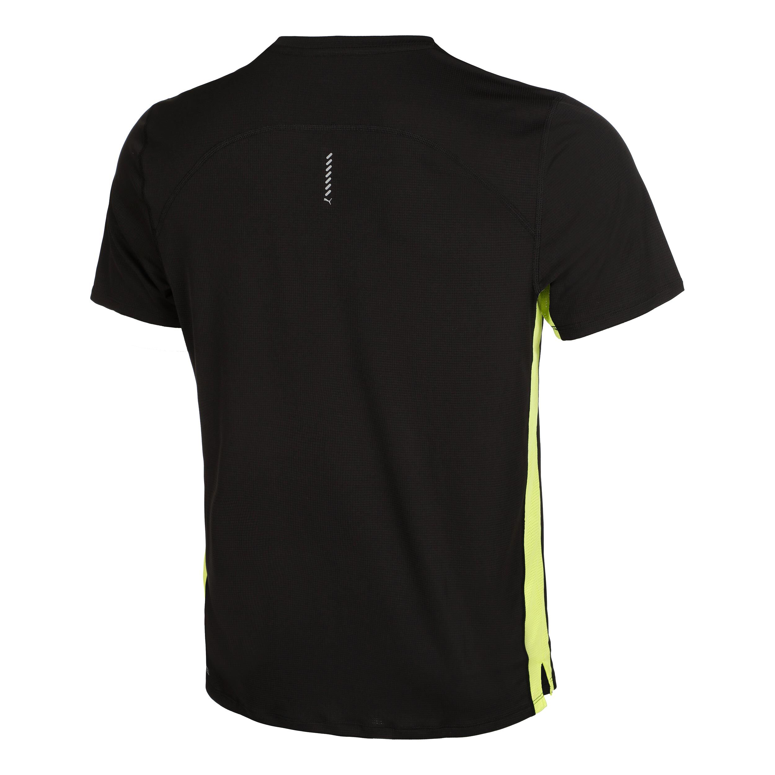 Run Favorite Velocity Laufshirt Herren - Schwarz, Limette