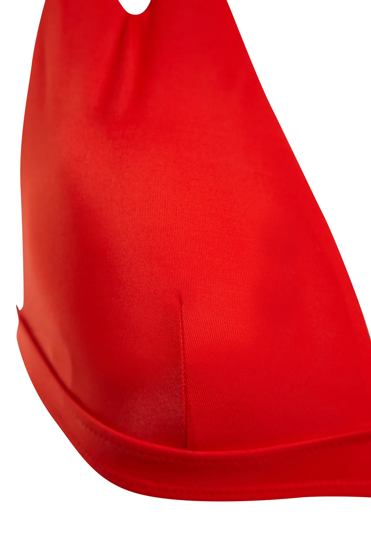 Trendyol Collection  Rotes Triangel-Bikinioberteil mit Ausschnitt/Fenster TBESS20BU0202