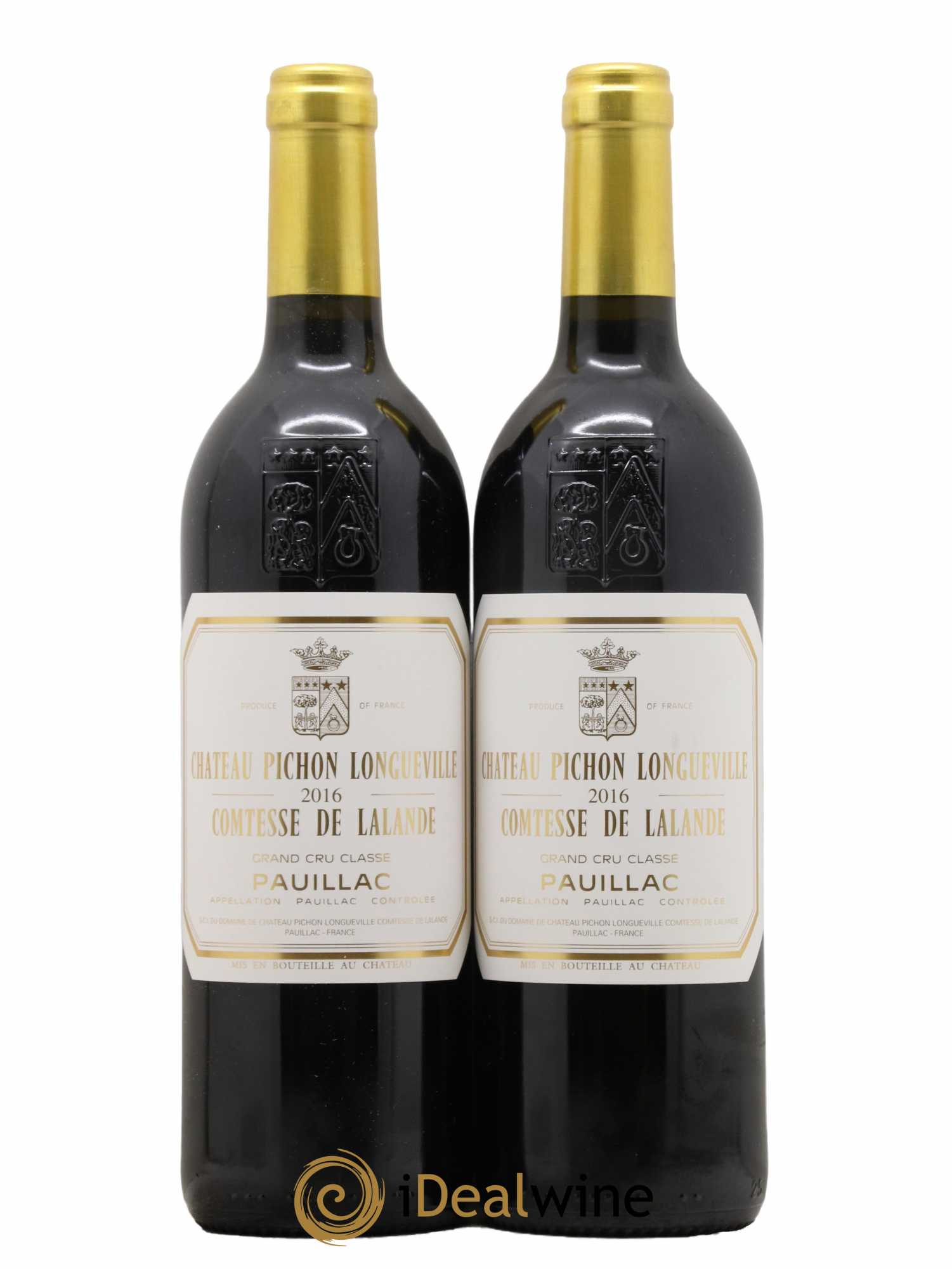 Château Pichon Longueville Comtesse de Lalande 2ème Grand Cru Classé  2016 - Lot de 2 Bouteilles