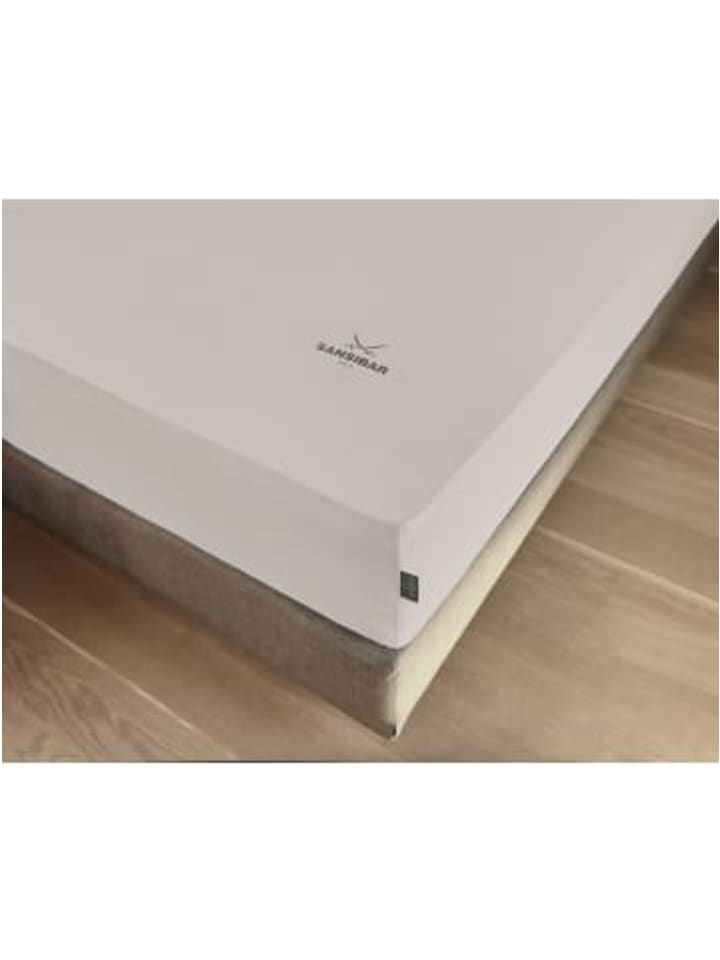 Sansibar Topper-Spannbettlaken in Stone günstig kaufen