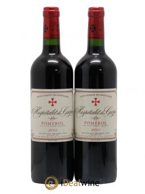 L'Hospitalet de Gazin Second vin  2011 - Lot de 2 Bouteilles