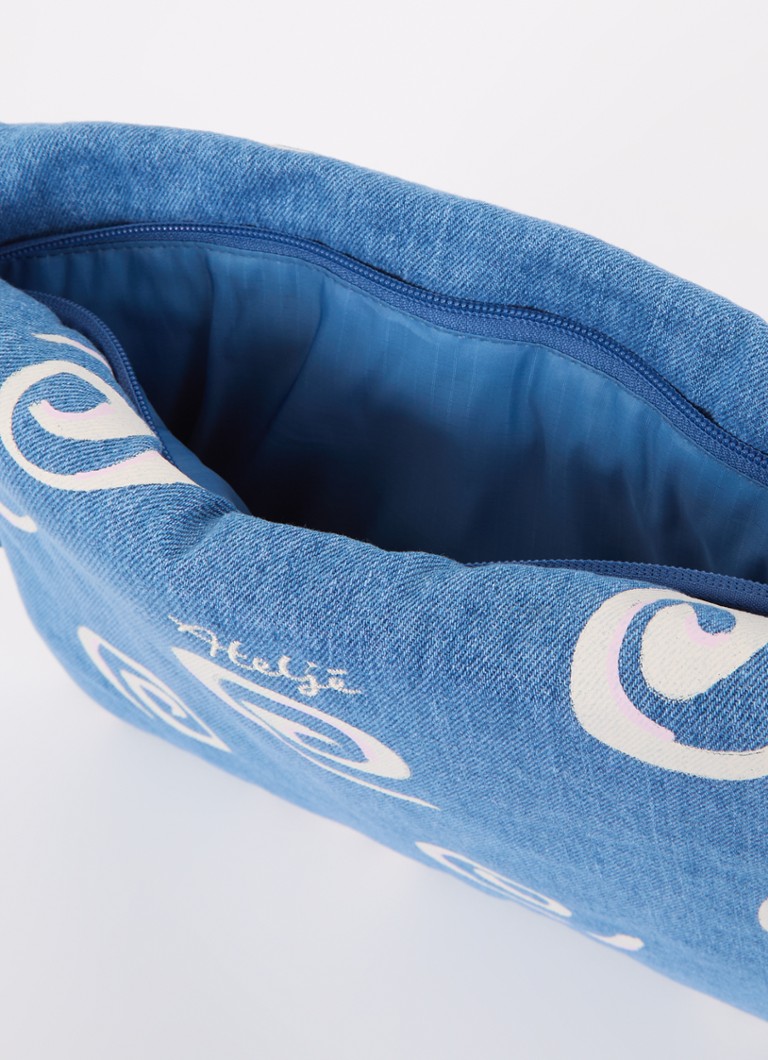 Custodia per laptop Ateljé Soft Swirl da 13 pollici in denim