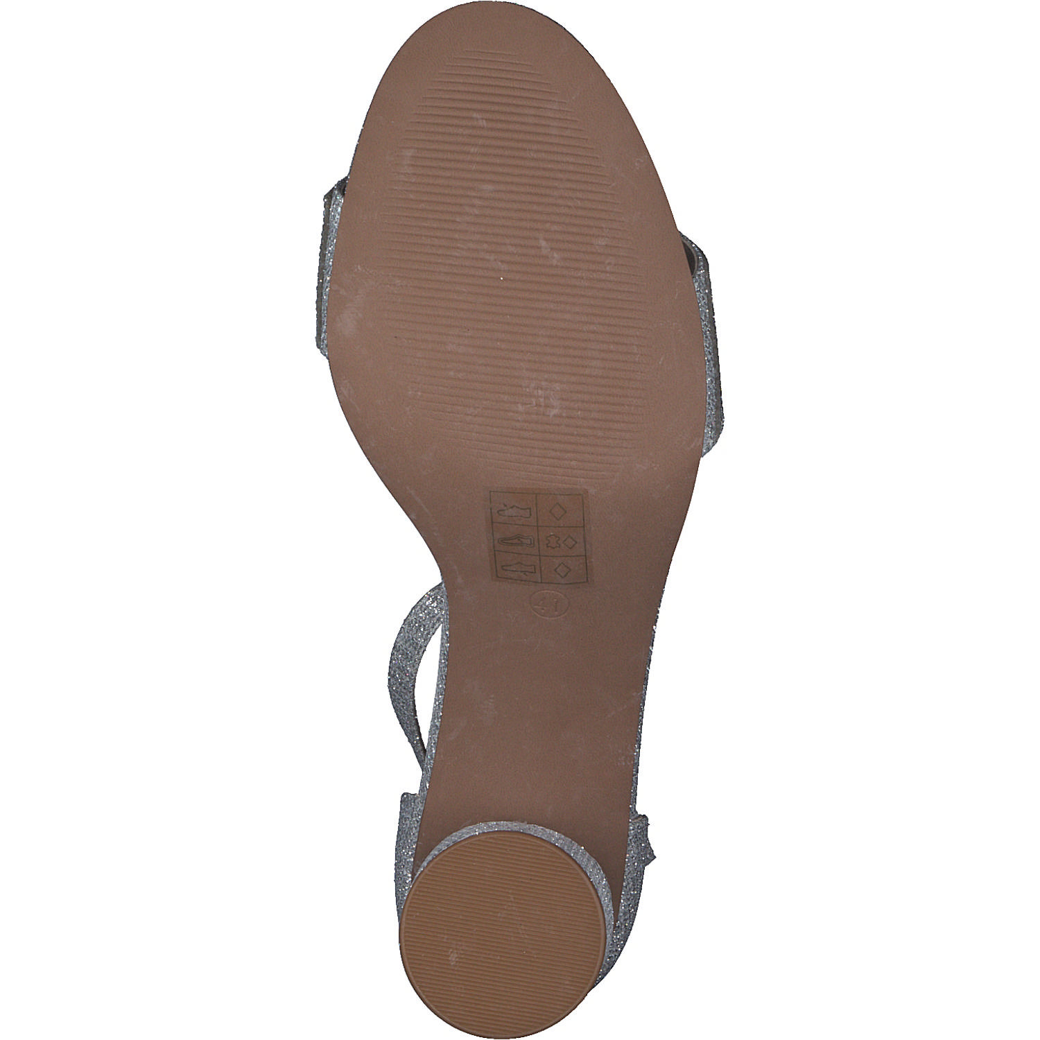 La Strada 1904220, Pumps, Damen, silver-glitter-stones