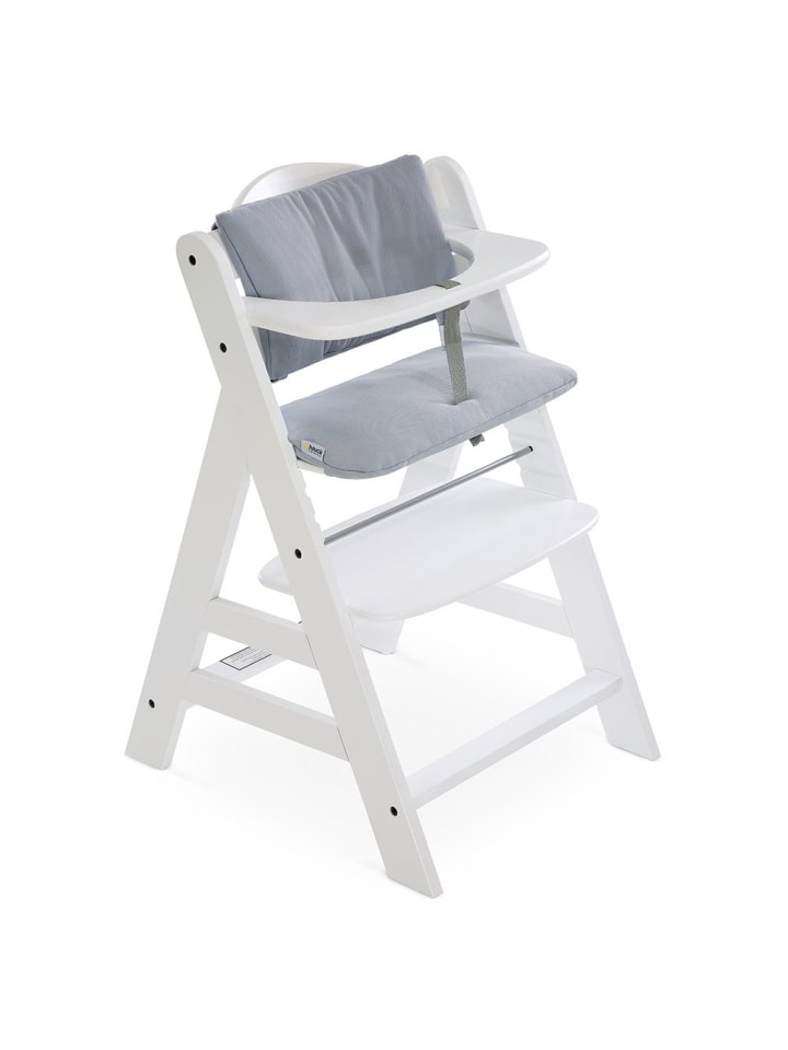 Hauck Hochstuhlauflage Deluxe - Stretch Grey in grau günstig kaufen onesize