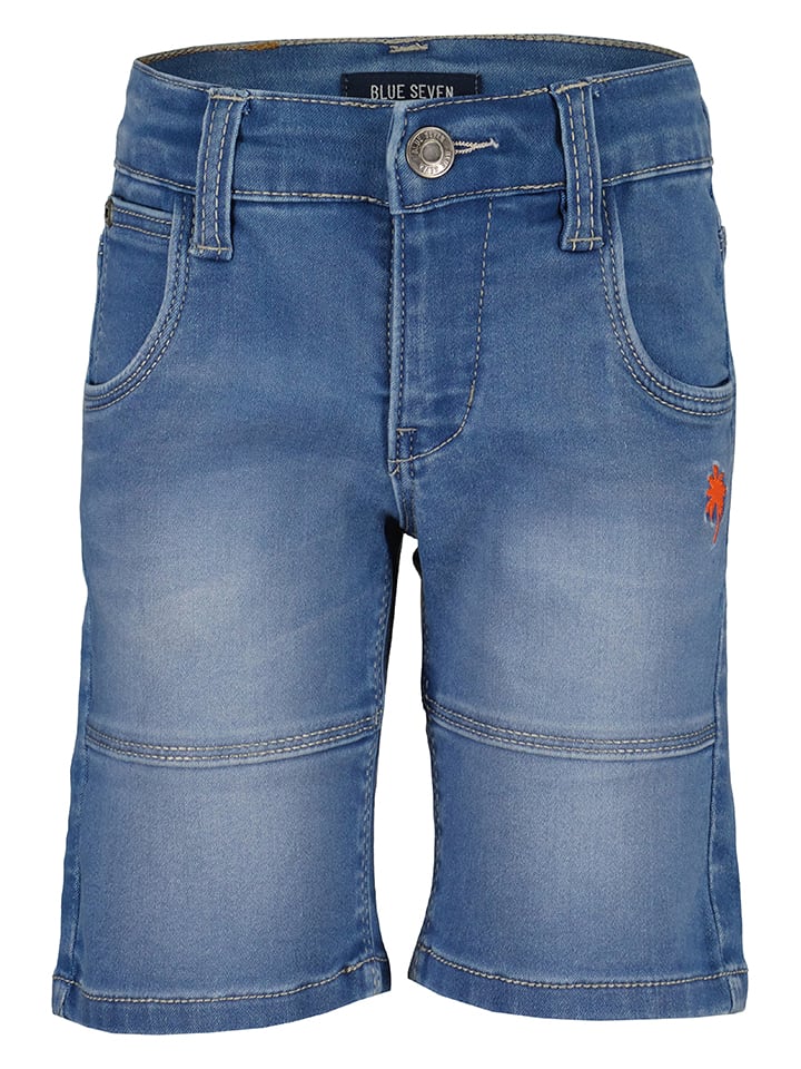 Blue Seven Jeans-Shorts in Blau günstig kaufen