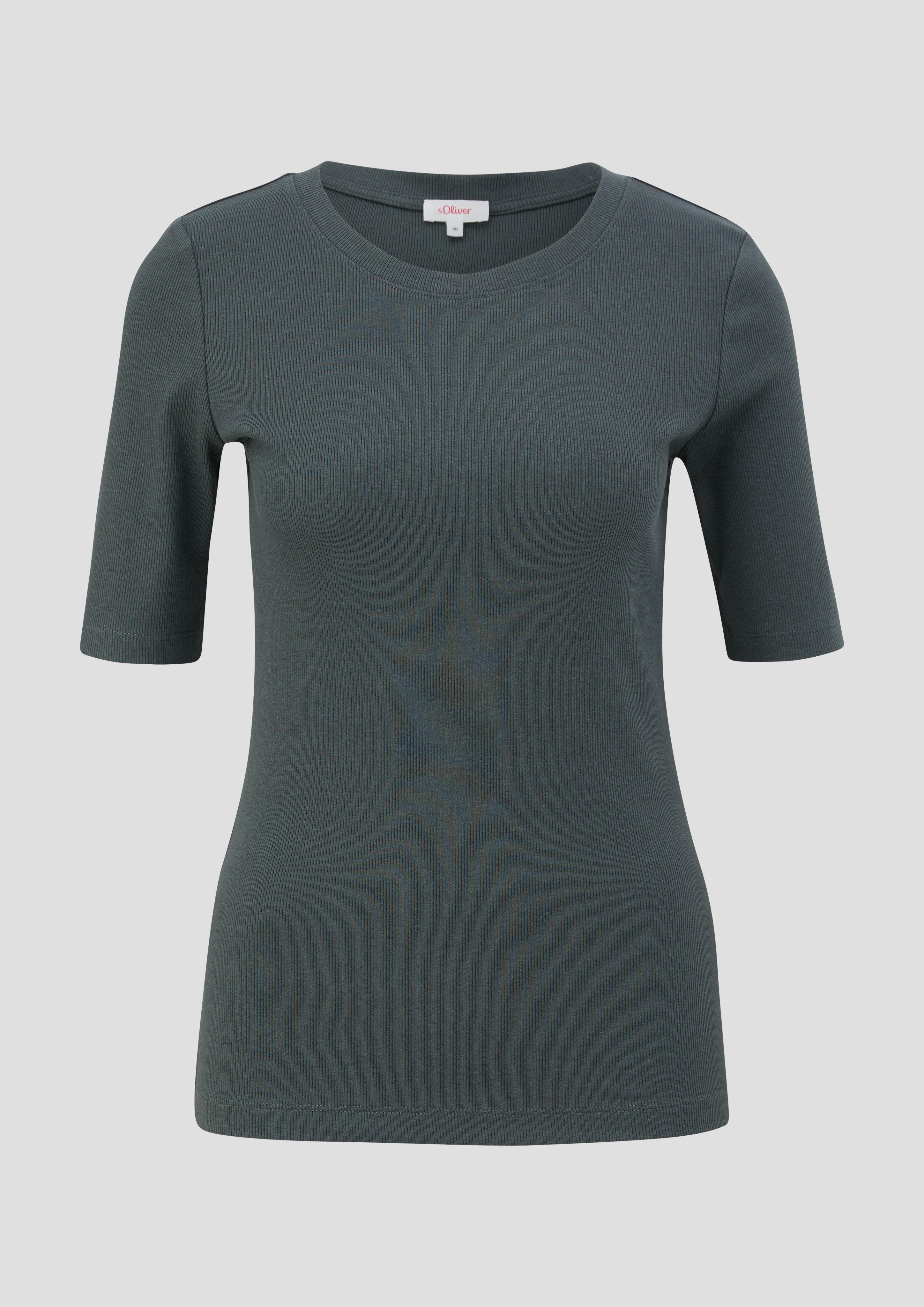 T-Shirt aus Baumwollstretch  2136194-7909