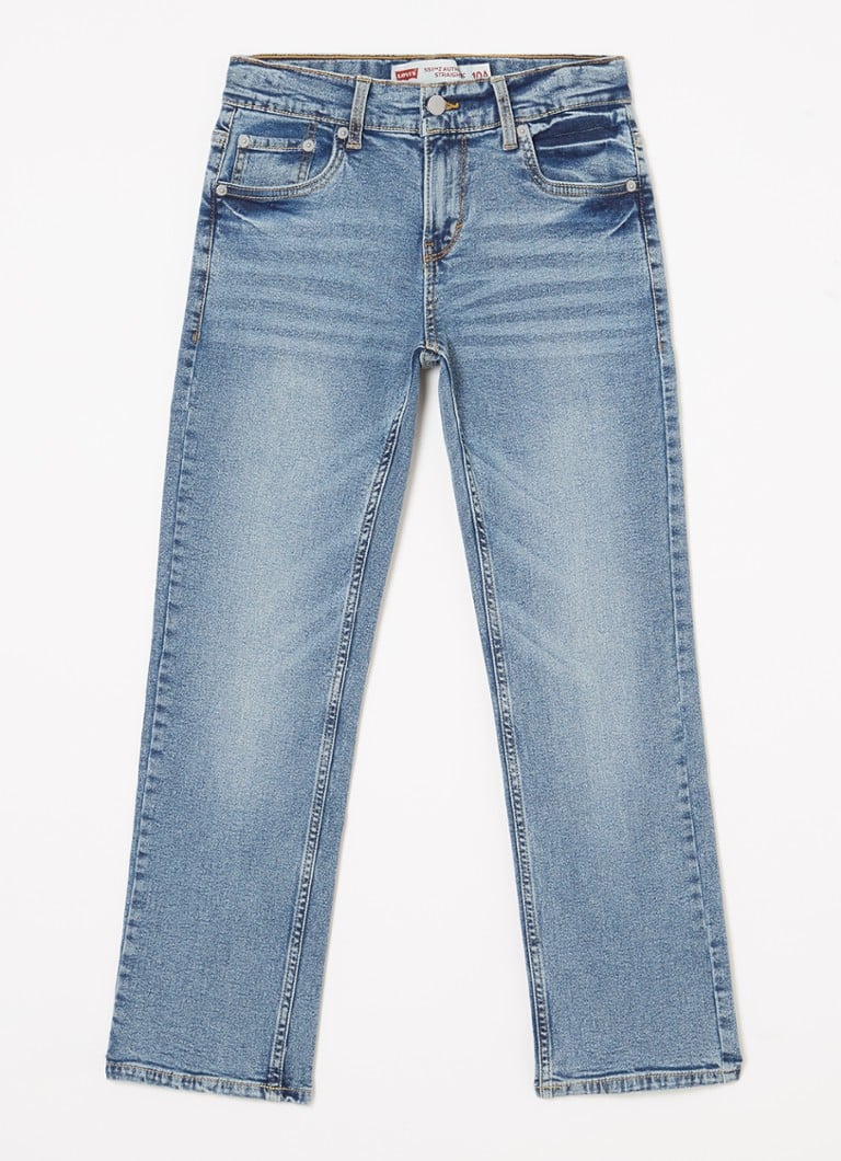 Blugi Levi's 551 cu picior drept, spălare medie