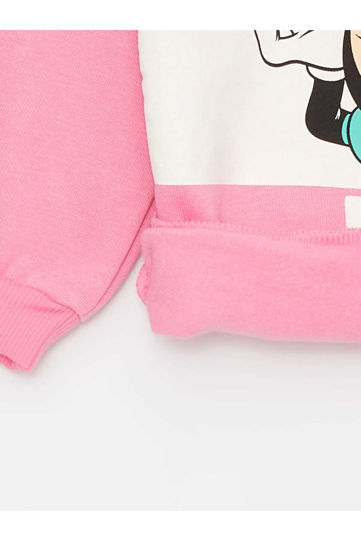 LC Waikiki  Langarm-Sweatshirt mit Rundhalsausschnitt und Disney-Aufdruck für Mädchen