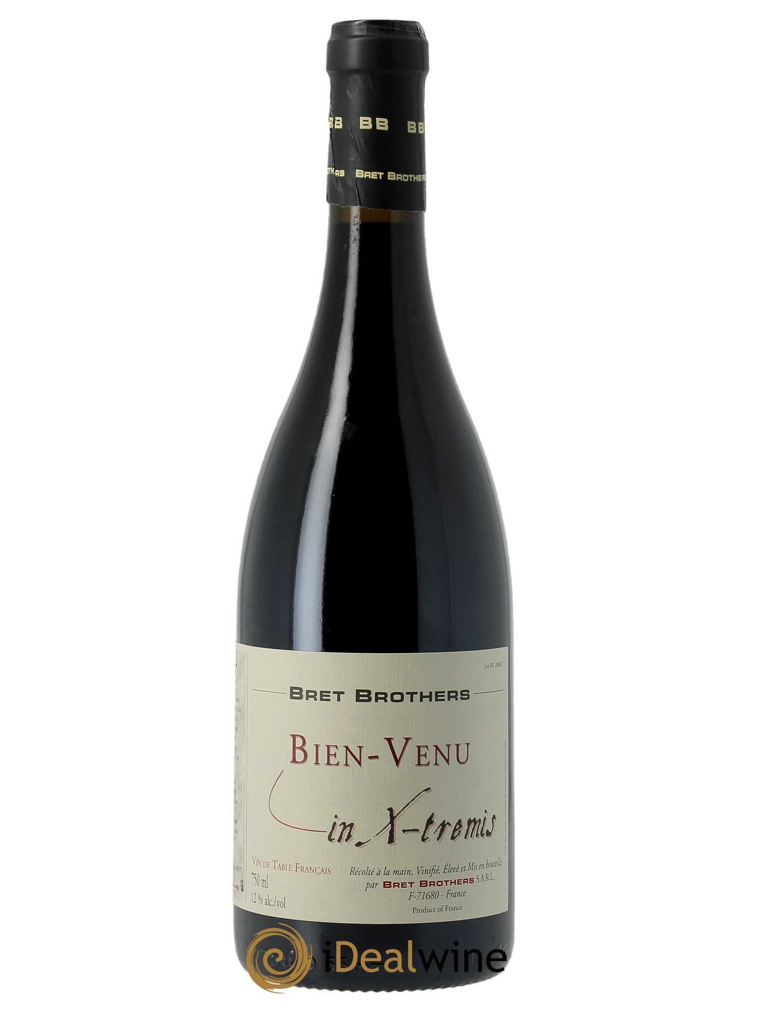 Vin de Table Bien-Venu In X-tremis Bret Brothers   - Lot de 1 Bouteille