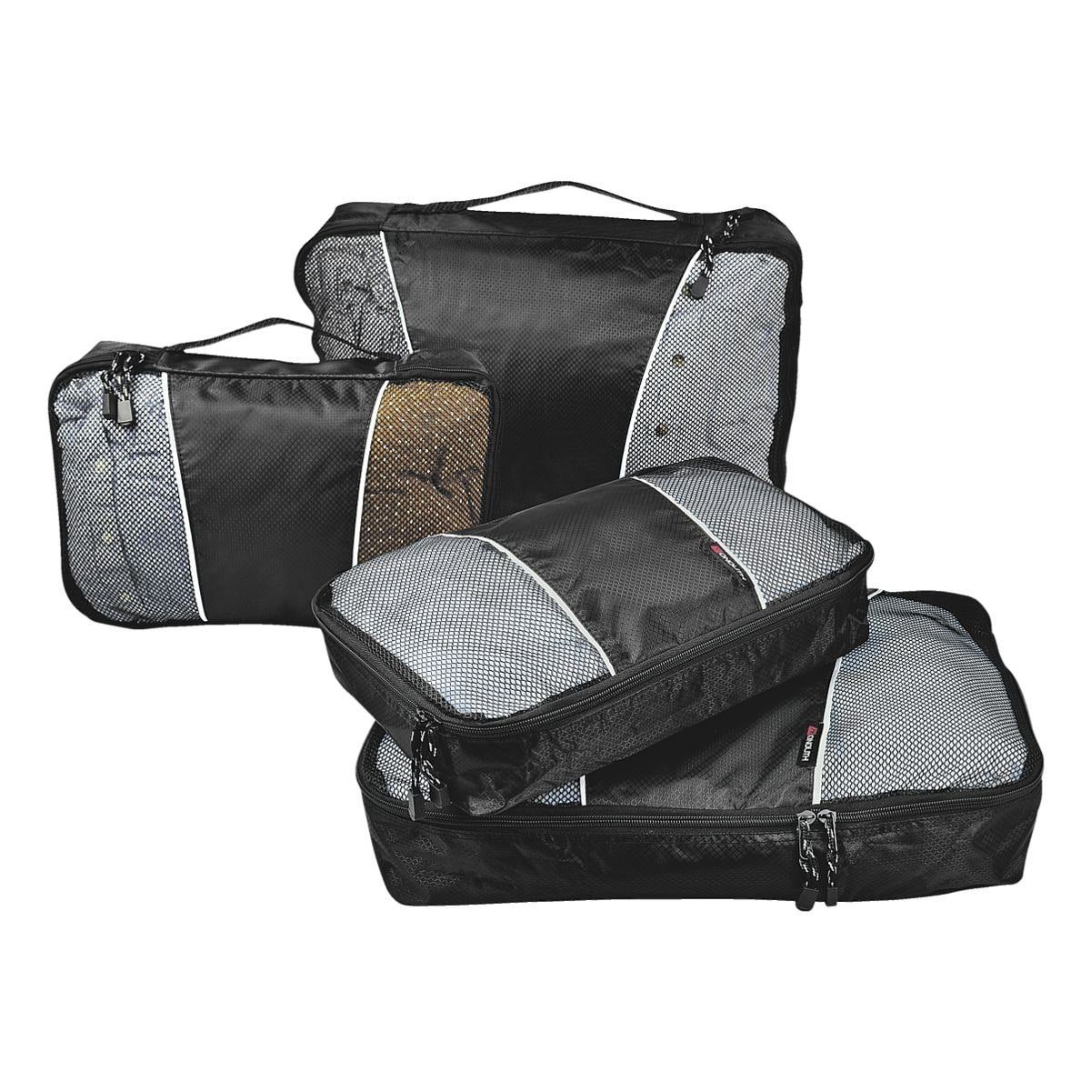 MONOLITH Kleidersack (4 St) Taschen-Set: 2x kleine / 2x große Kleidertaschen