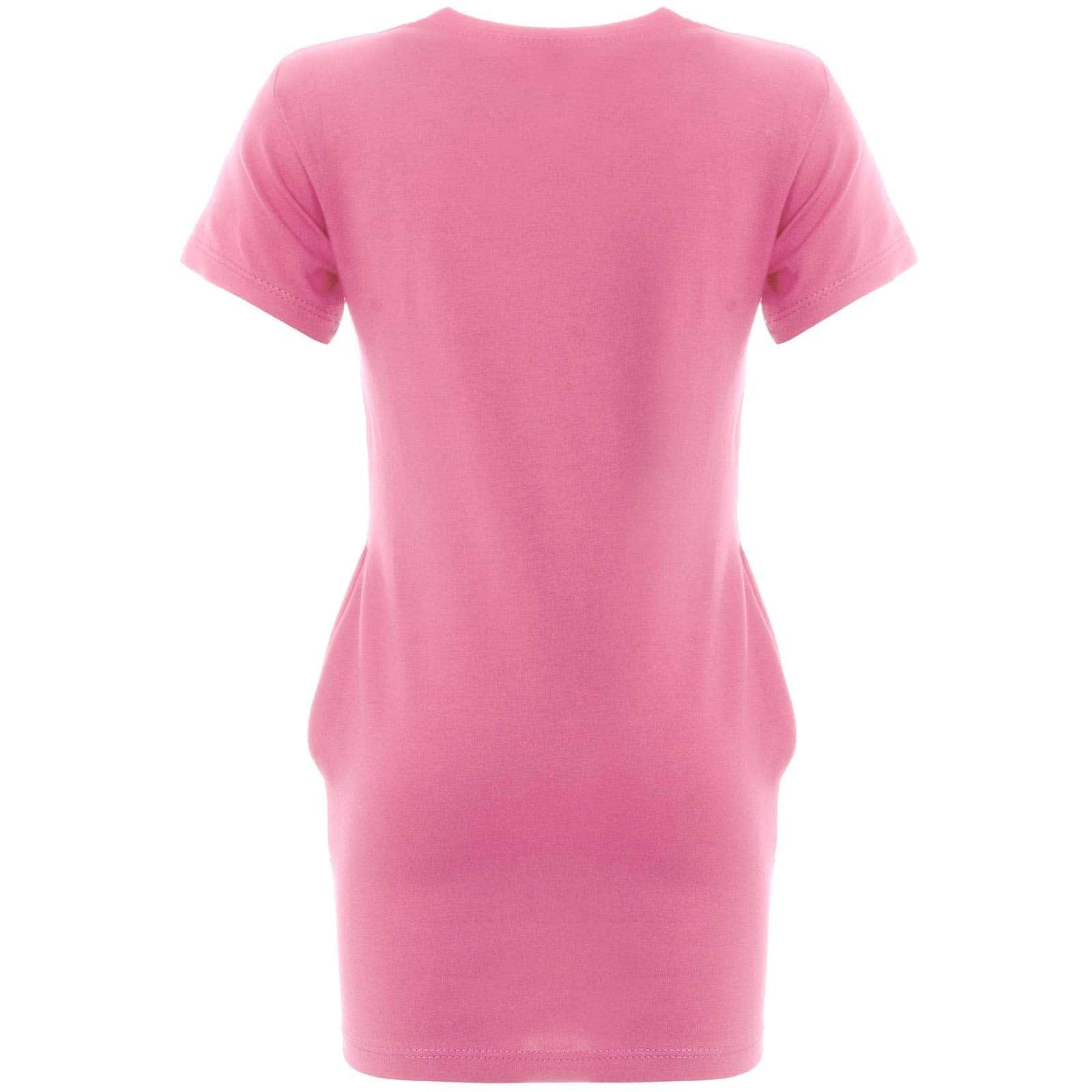 KMISSO Tunika Mädchen Longshirt Tunika mit LOVE Wende Pailletten (1-tlg) mit Wendepailletten