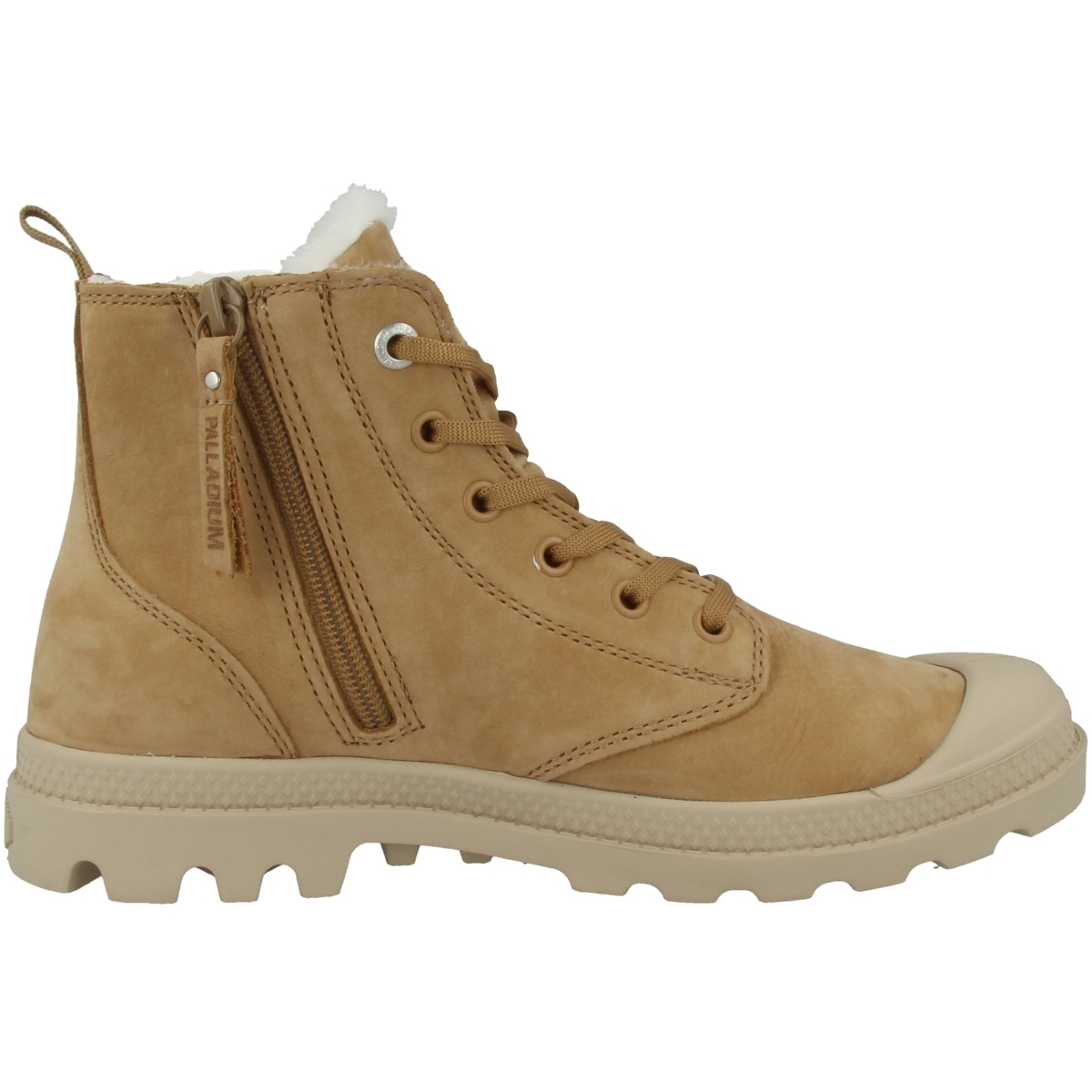 Palladium Pampa Hi Zip Wool Schnürboots braun