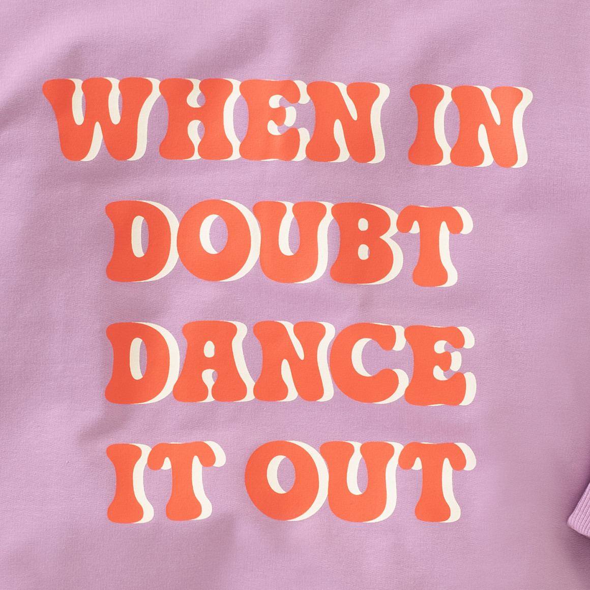 Mädchen Sweatshirt mit Message-Print