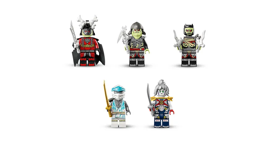 LEGO NINJAGO 71786 Zanes Eisdrache, 2in1 Spielzeug zum Bauen für Kinder