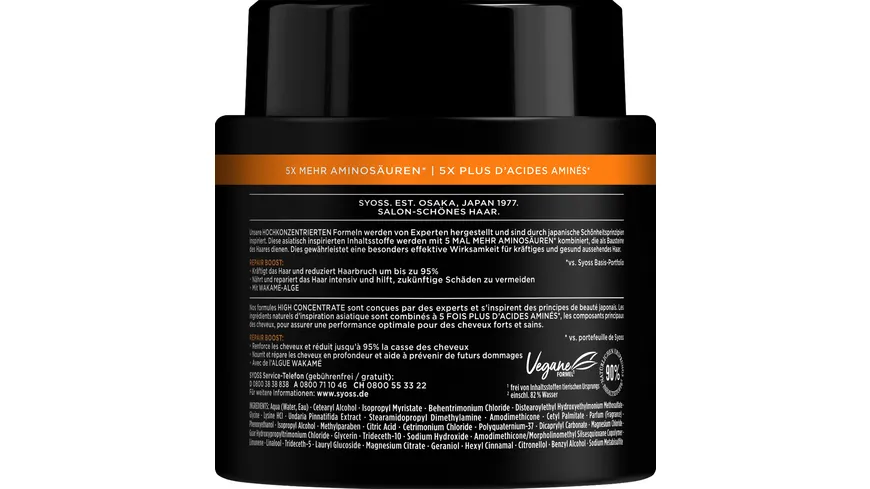 syoss 4-in-1 Haarkur Repair Boost 500ml 500 ml