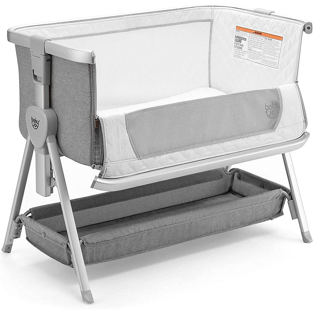 3 in 1 Beistellbett & Reisebett höhenverstellbar mit Matratze