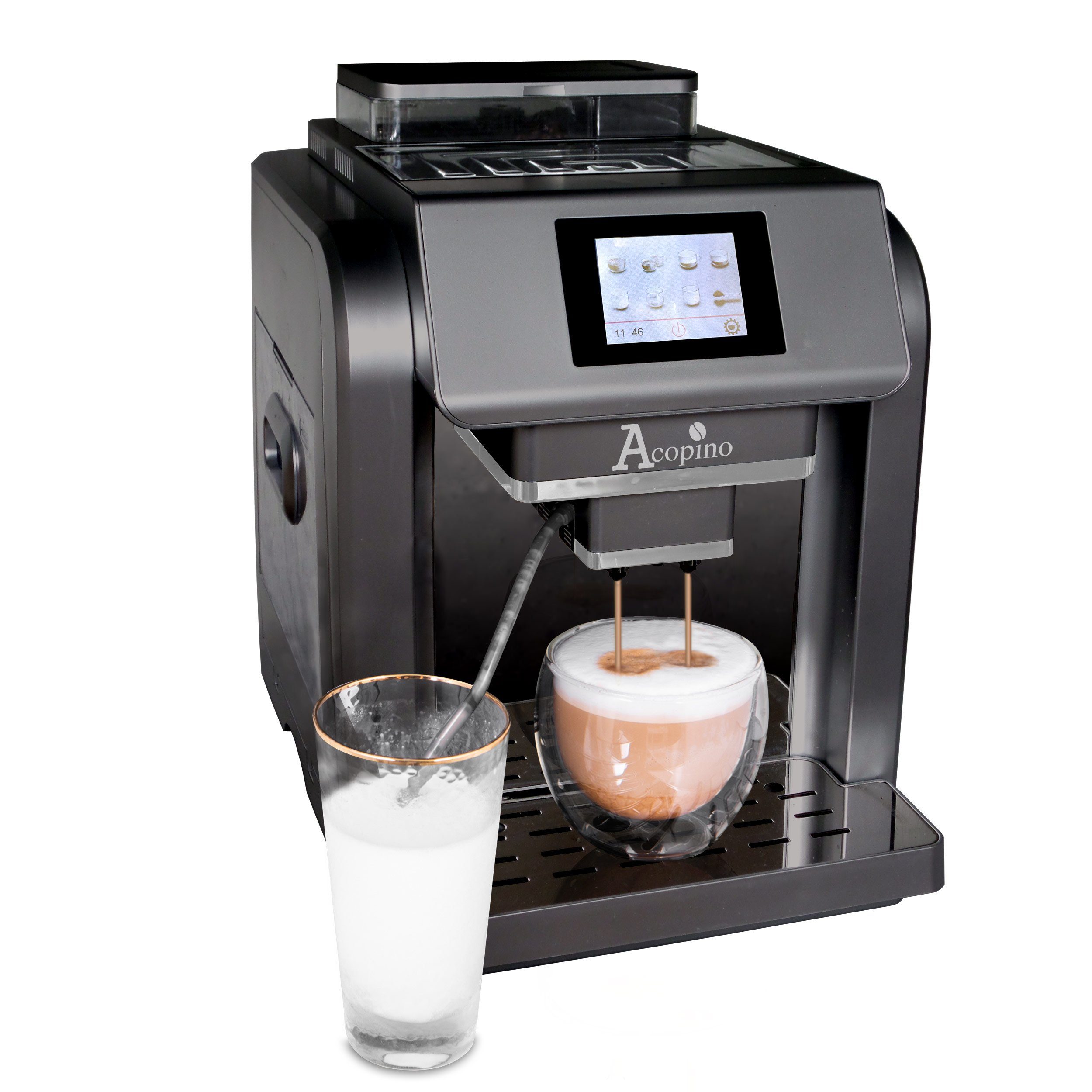 Acopino Kaffeevollautomat Monza One Touch, Besonders einfache Kaffeeherstellung durch One-Touch-Bedienung
