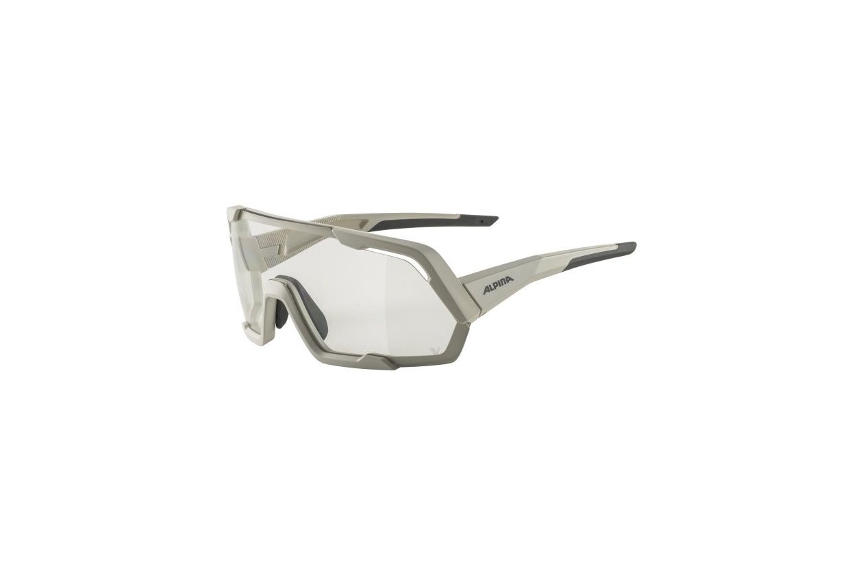 Alpina Rocket V cool-grey matt / clear lens