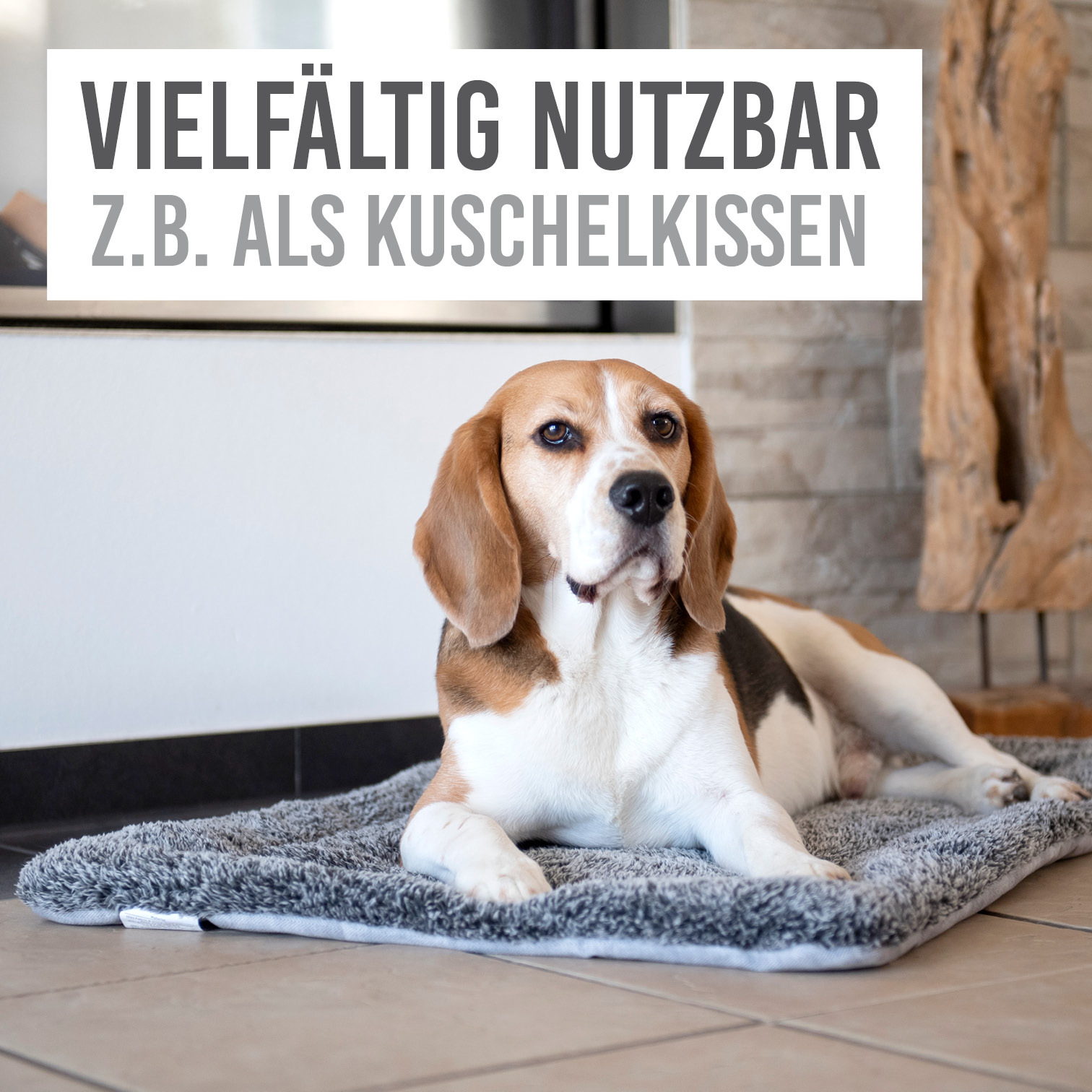 KaraLuna Hundematten KaraLuna Liegematte grau L