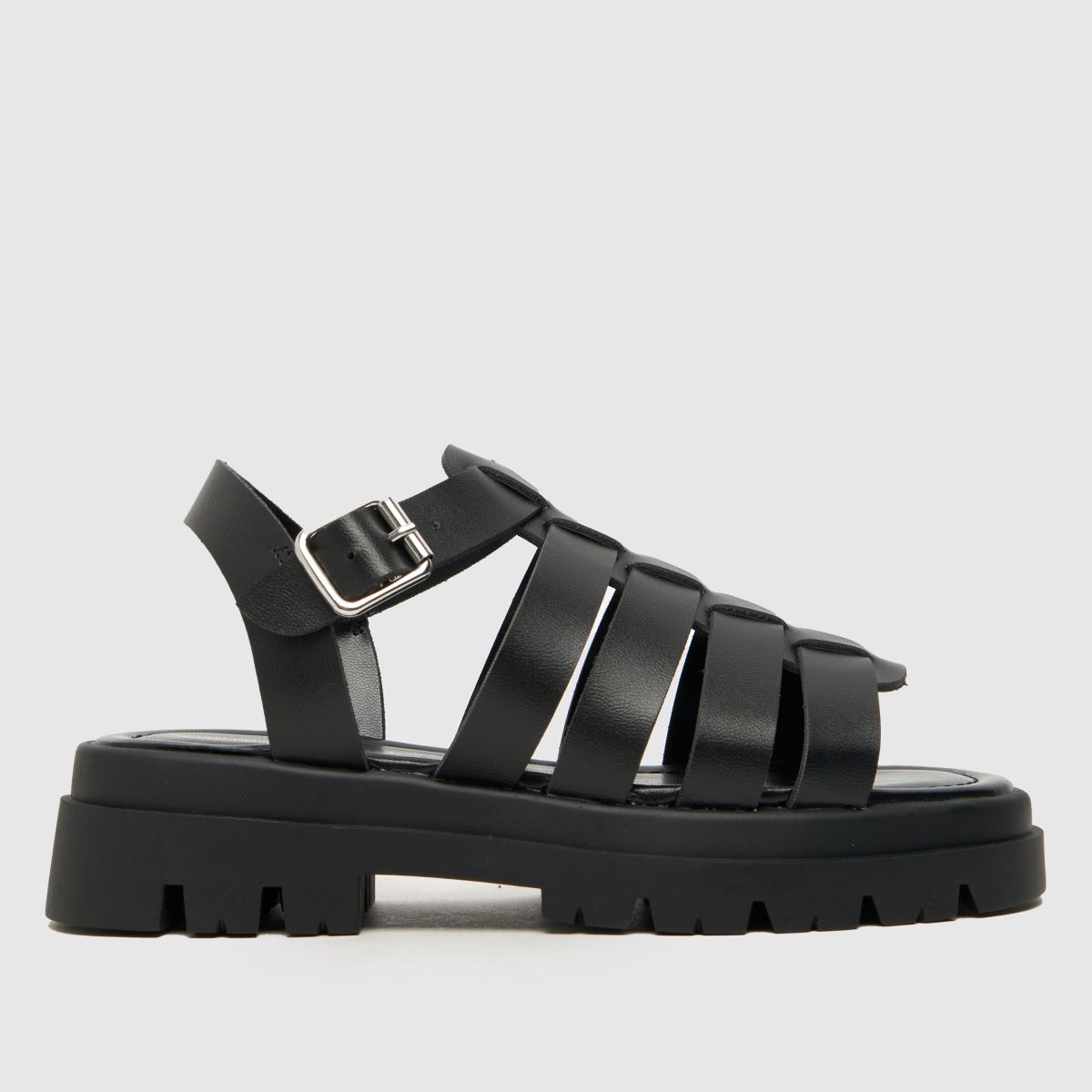 Schuh črni sandali Troy Gladiator za dekleta