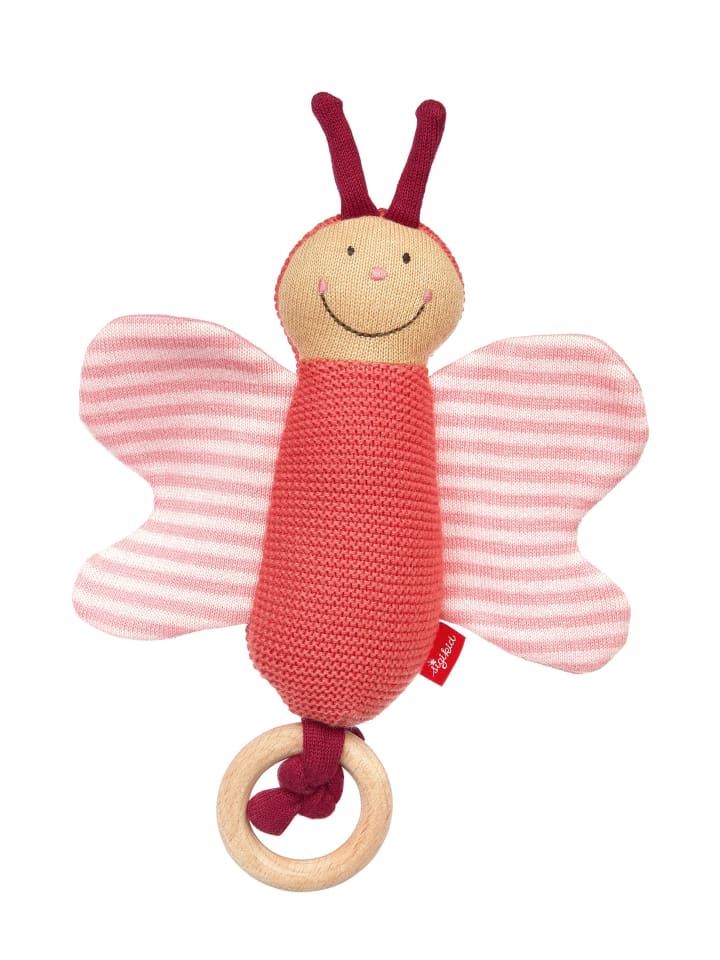 Sigikid Strick-Greifling Knitted Love in rosa günstig kaufen onesize