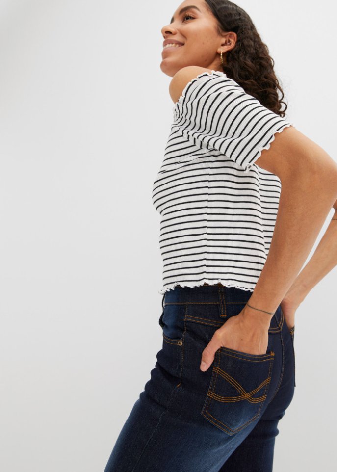 Komfort-Stretch-Jeans, Straight
