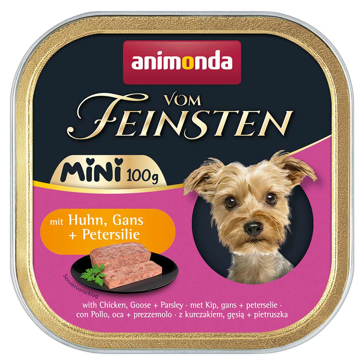 animonda vom Feinsten Mini Huhn, Gans + Petersilie bei ZooRoyal