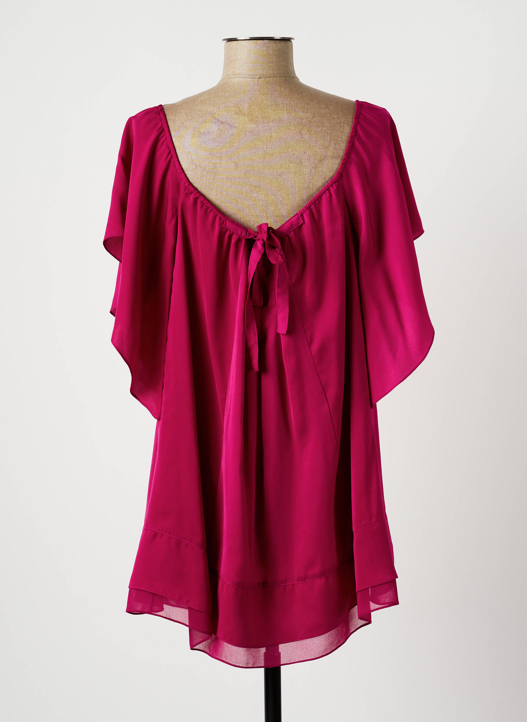 Lauren Vidal Tuniquemanchecourte Femme couleur violet