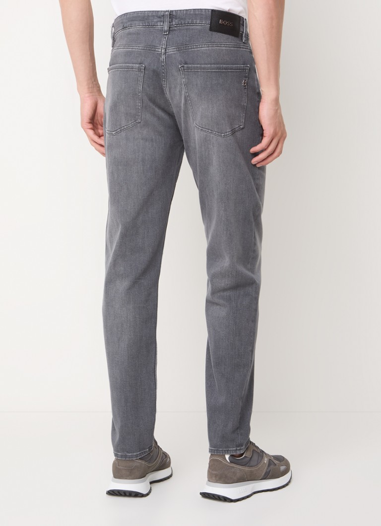 Blugi HUGO BOSS H-Re.Maine slim fit cu efect decolorat