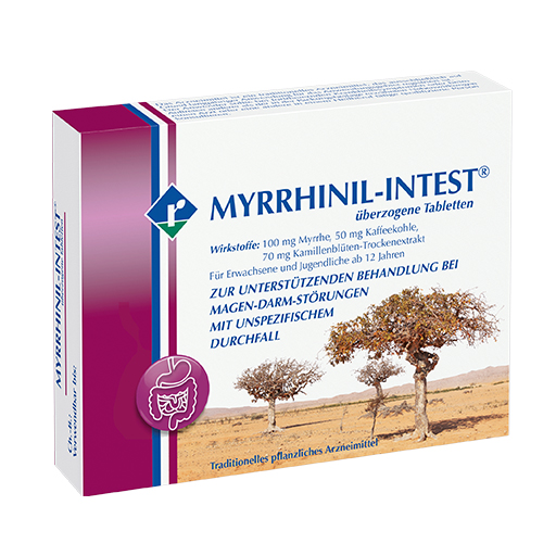 MYRRHINIL INTEST überzogene Tabletten  50 St  Tabletten, überzogen