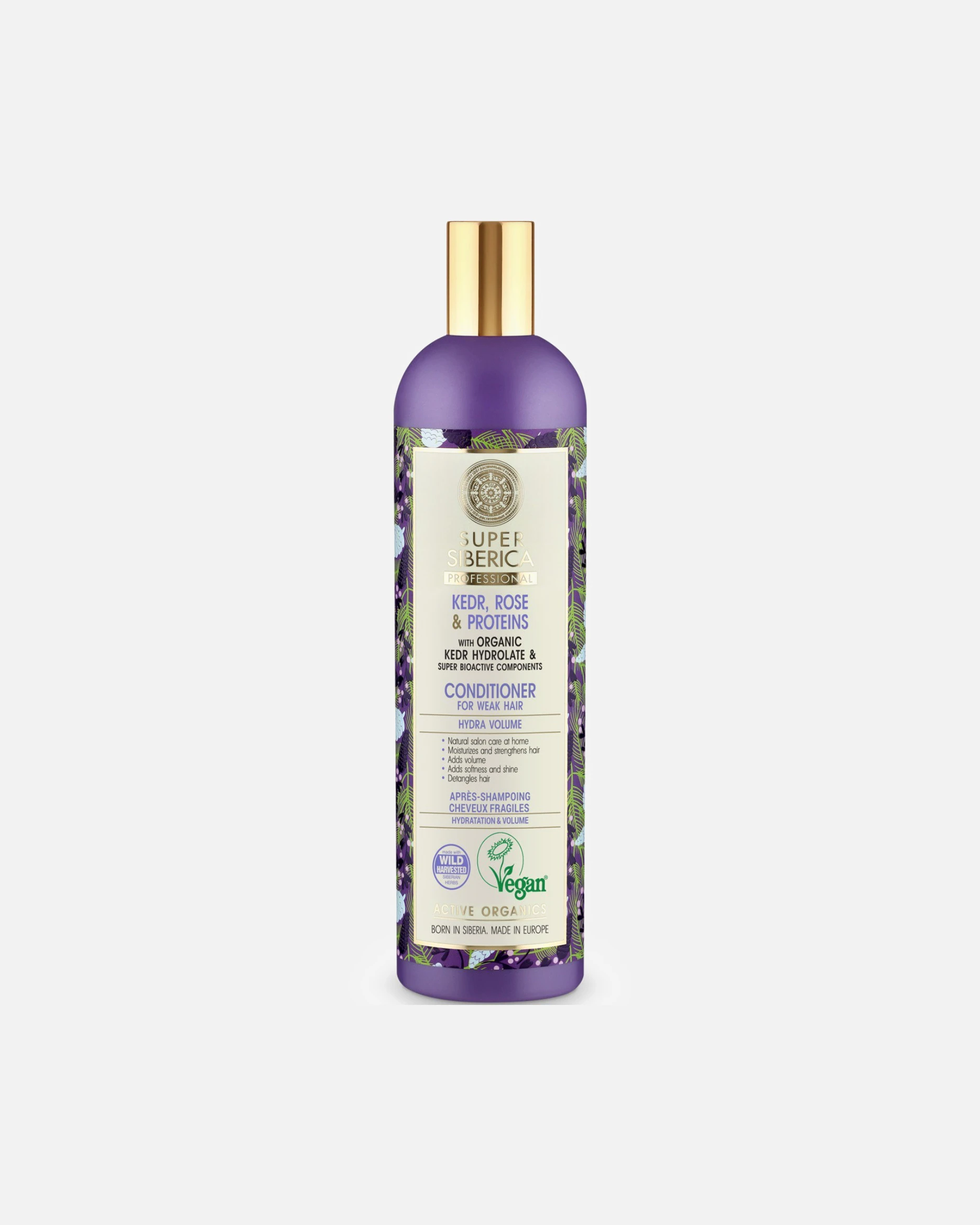 Natura Siberica regenerator s kedrom i ružom za lomljivu kosu