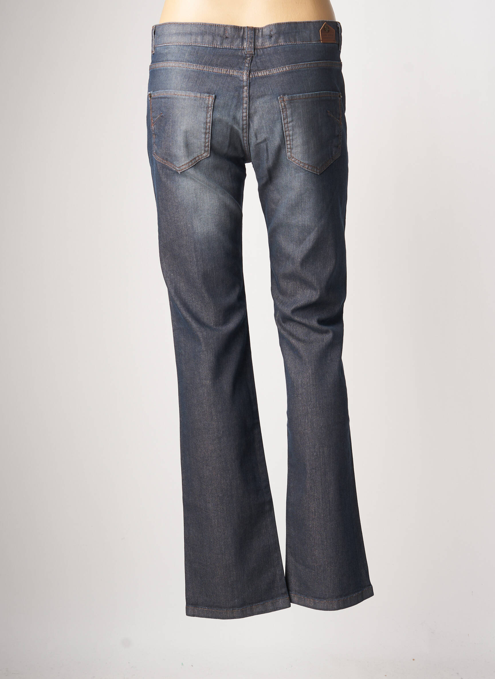 Ikks Jeans Coupe Droite Femme couleur bleu