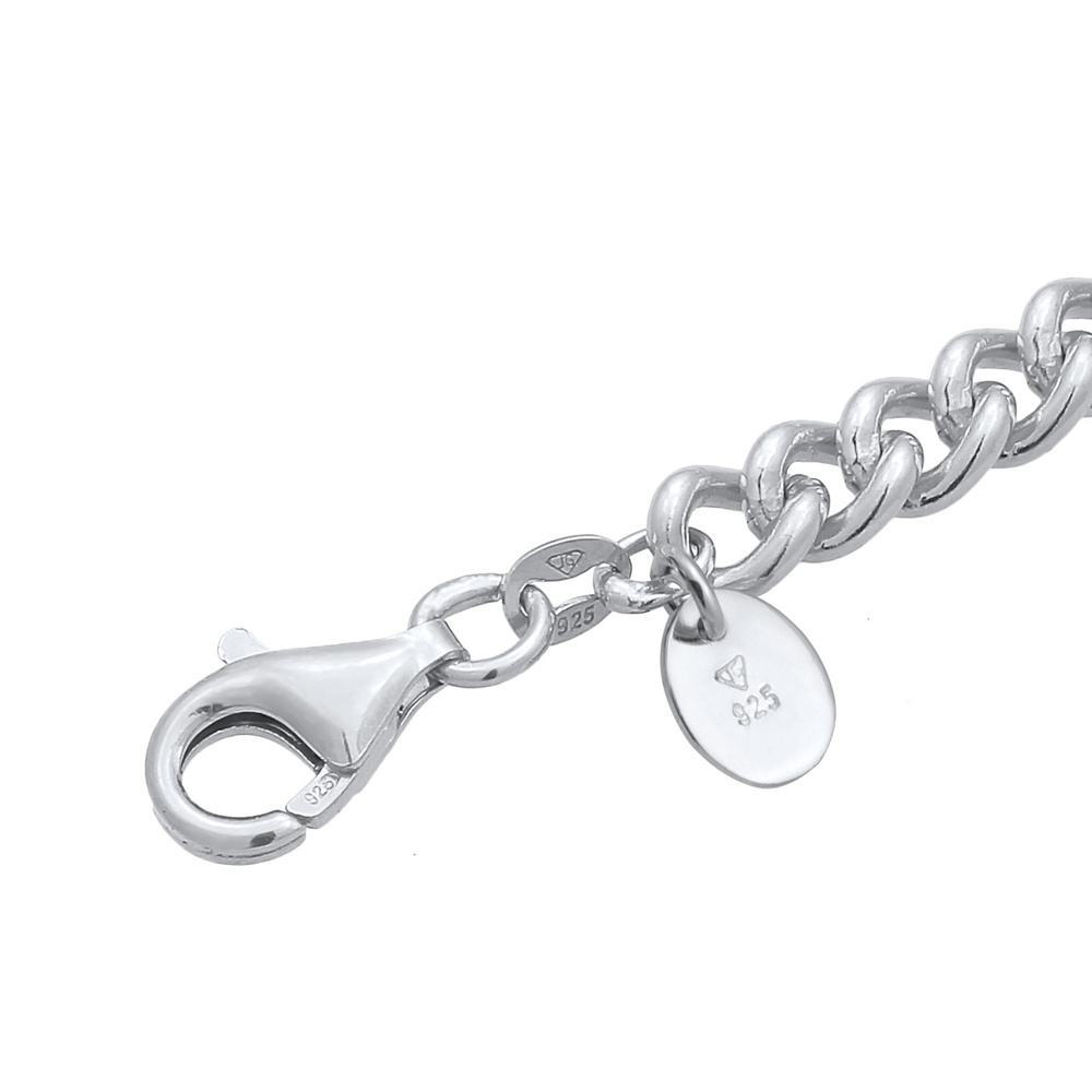 Elli PREMIUM Elli PREMIUM Bracelet Femmes de base massif en argent sterling 925 rhodié Bracelet