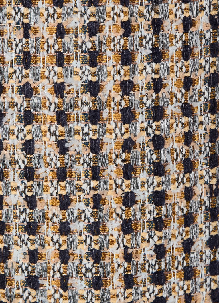 Rochie mini Sandro cu efect de tweed și cristale.
