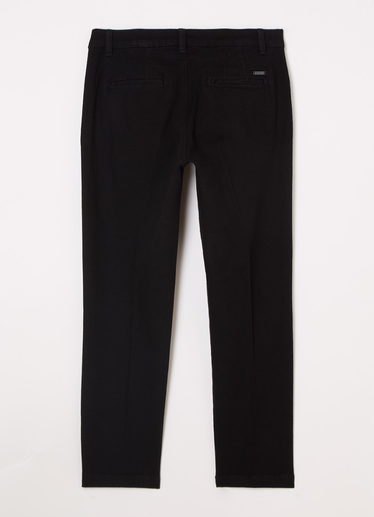 Τζιν Benetton slim fit με σκούρο πλύσιμο και ψηλόμεσο τελείωμα