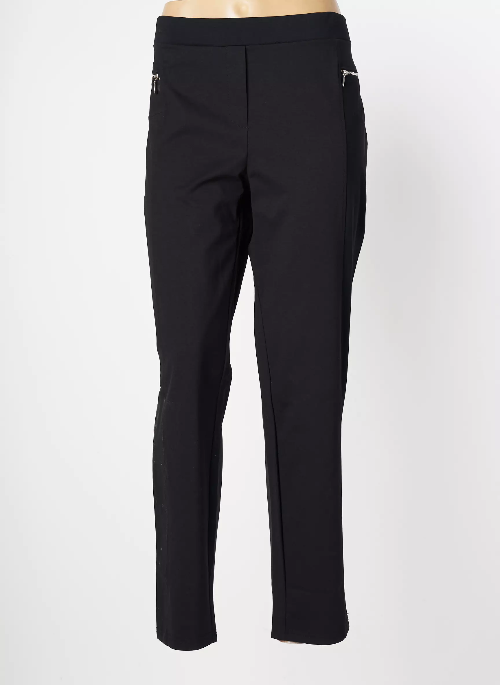 Halogene Pantalons Slim Femme couleur noir