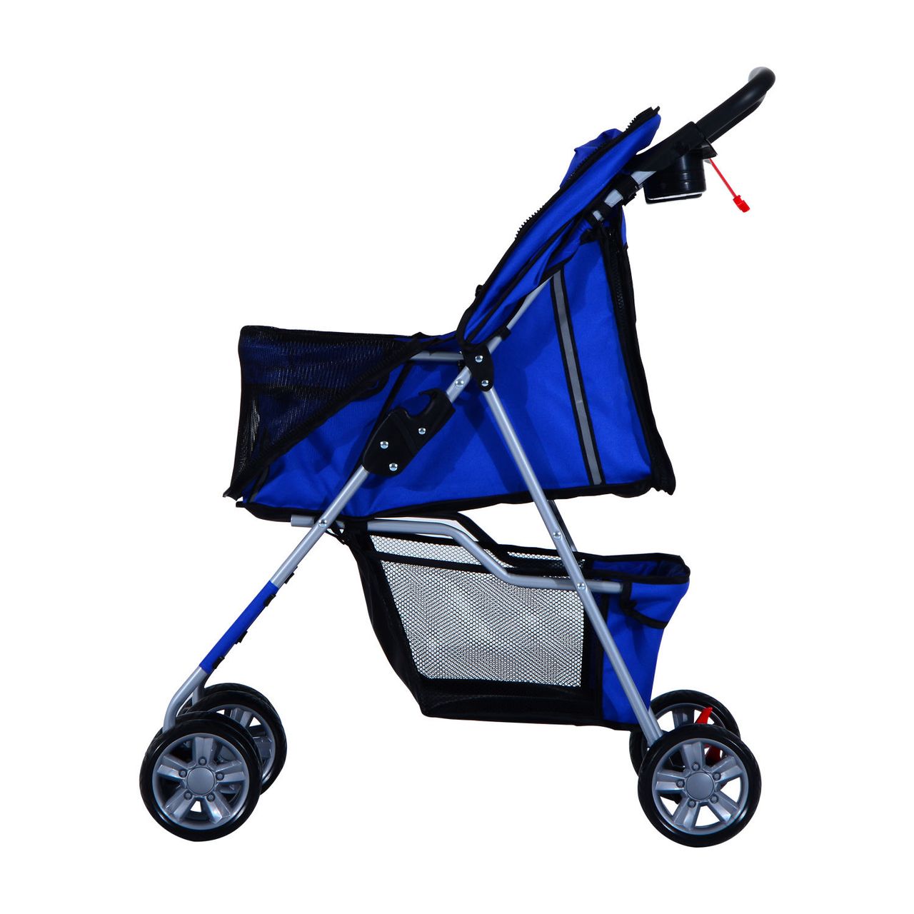 PawHut Hundewagen Hundebuggy Pet Stroller Hunde Buggy mit 4 Rolle in 4 Farben